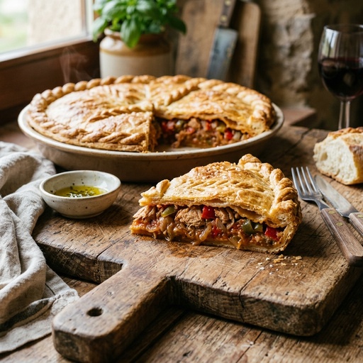 Empanada de Atún & Pimientos (Ración)